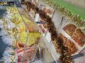 In Folie verpackte Süßigkeiten